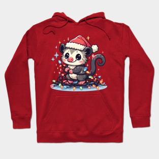 Cute Christmas Possum Hoodie